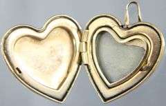 14 KT Gold heart Locket Pendant.      (6.37 gm)