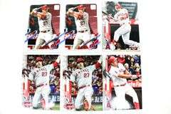 Mike Trout Baseball Trading Cards:  Angels Project 2020 (85), Topps All Star Game 2015, Home Run Leaders 2019 American League & More.