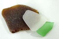 Sea Glass Collection in Ball Glass Jars.