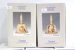 Goebel W. Germany / Germany Annual 1978 to 1988 Editions Handcrafted Porcelain Bells