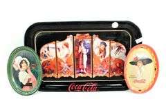 Vintage Era Design Coca-Cola Trays