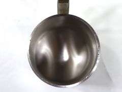 Vintage Barware:  Pewter / Metal Steins and Shots, Glass Beer Bottle with Handle Accessory, and More