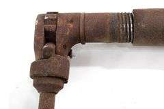Vintage Tools:  Pull Scrapper / Draw Knife - and - Hand Auger with Bit
