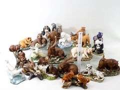 Vintage Masterpiece Porcelain by "HOMCO" Figurines.  Deer, Tiger, Rabbits, Horse, Raccoon & More.