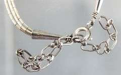 Liquid Silver lariat Necklace threaded with Turquoise, adjustable.