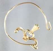 14 KT Gold charm holder Pendant.    ( 1.08 gm)