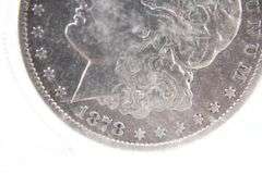 1878 "CC" Morgan Silver Dollar. Marked VF20