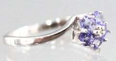 10 KT Gold and Amethyst Ring.  Size 7.25