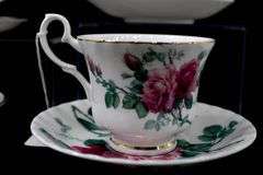 Vintage Fine Bone China Floral Tea Cups Floral