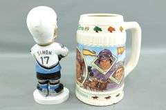 Sports Figures Bobbleheads - and - Navy Tradition and Sports Legends Collector Steins