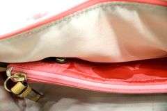 COACH Peach Weekender Tote Bag with Storage / Make-Up Bag.