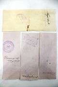 Antique Canadian Bank checks and inter bank transfer slips with Postage and excise stamps , Circa 1914 - 1924 , 100's of items