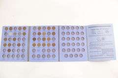 Three Lincoln Cents Collection Books. One book has 22 Coins, the second 28 coins, and the Deluxe book has 66 coins 1941-1969 "D", some uncirculated and steel cents included. 116 Coins Total