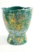 Stone Cement Head Vase &  Plant Flower Pot.