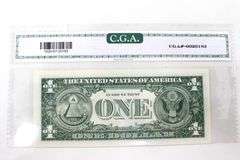 1957 Silver Certificated Signed by the Treasurer.  CGA Gem Uncirculated 67