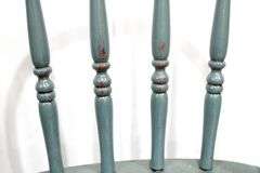 Farm Table Desk with Drawer & Pullout (32 x 18 x 28) - and - Complimenting Spindle Back Chair