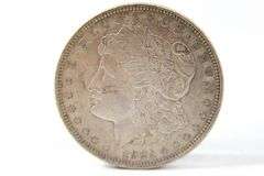 1921 "P" and "S" Morgan Silver Dollars , 2 items
