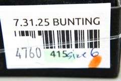 Platinum Ring setting, size 6.    (2.17 gm)