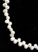 Sterling Silver and Genuine Pearl Necklace.