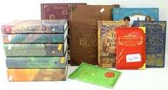 Harry Potter by J.K. Rowling's - Includes First Editions - Book Collection:  The Chamber of Secrets, Prisoner of Azkaban, Quidditch Through the Ages  by Kennilworthy Whisp and More. T11