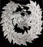 Ottoman Empire Leaf Necklace and matching Bracelet