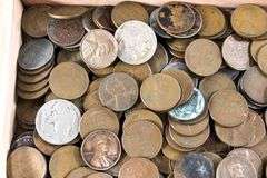 450+ Coin collection:  Indian, Wheat, and Large Pennies. Nickels. Silver Dimes & Quarters. Mostly Pre-1959