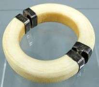 Vintage hinged Bangle Bracelet with pin closure.