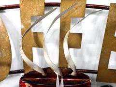 "Coffee" Sculptural Wall Sign - 36 x 18