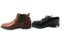 Johnston & Murphy Boots & Bates Black Lace Up Shoes.  Size 9.5