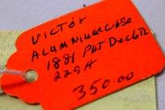 Victor aluminum case pocket watch , Marked Chopard's Patent Dec 6th 1881  ,