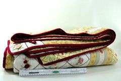 Beautiful Floral / Rose Embroidered Quilt.  90x88