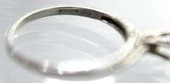 Platinum Ring setting, size 6.    (2.17 gm)
