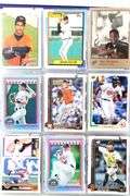 Topps and Other Sports Trading Cards in Protective Sleeves and Binder