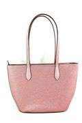 Kate Spade New York Mitten Pink Glitter Tote Shoulder Bag.