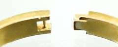 Coach signed hinged bangle Bracelet