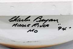 Charles Bryan (Middle River, Maryland, 1920-2008) - Signed and Dated "94"  - Hand Carved Widgeon Duck Decoy