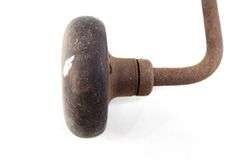 Vintage Tools:  Pull Scrapper / Draw Knife - and - Hand Auger with Bit