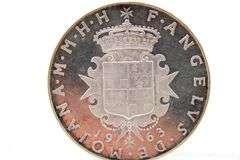 1970 Rome  1000 Lire silver Commemorative and 1963 Order of Malts 2 Scudi silver proof , 2 items