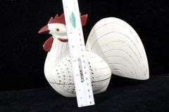 Folk Art "Rooster" Trinket Box with Lid