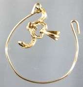 14 KT Gold charm holder Pendant.    ( 1.08 gm)