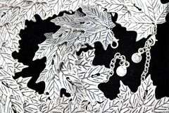 Ottoman Empire Leaf Necklace and matching Bracelet