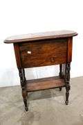 Vintage Victorian Tobacco Cabinet / Table - 22 x 11 x 25