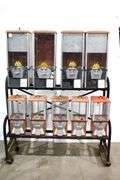 Vintage Coin-Op Vending Machines by A&A Co Taiwan and Others with Stand Display - 47 x 16 x 62
