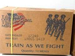 Tailored Operational Training Meals - Two Boxes of Multiple Meals Each