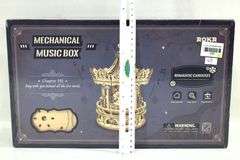 Maqueta Rokr Mechanical Music Box Chapter 111 Romantic Carousel / Rowood Music Box 3D Puzzle