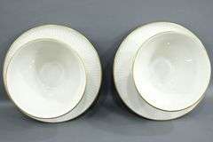 Rosenthal Germany "Thomas" Vintage Fluted and gold Trim Tableware.