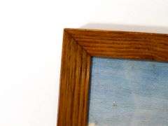 "Tall Ship' print, framed 18" x 24"