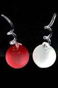 Handcrafted Art Glass Baubles - Two