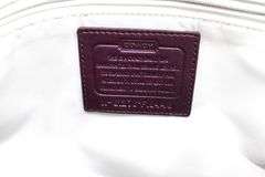 COACH Signature Logo Shoulder Tote Handbag with Wallet.