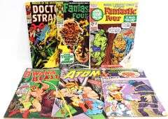 Vintage Comics:  Marvel - Fantastic Four, Doctor Strange - and - DC - House of Mystery, Atom, B-Wana Beast - and - More